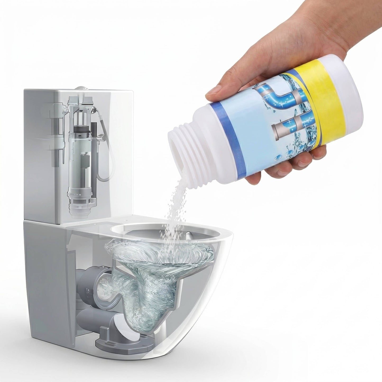 Fast Acting Foam Drain Cleaner for Stubborn Clogs and Odor Control