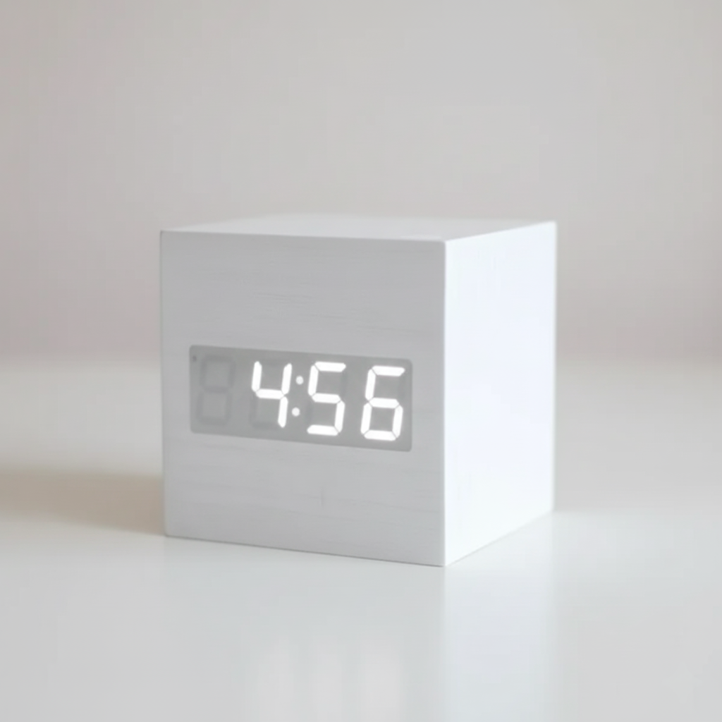 Minimalist Wood Digital Table Clock