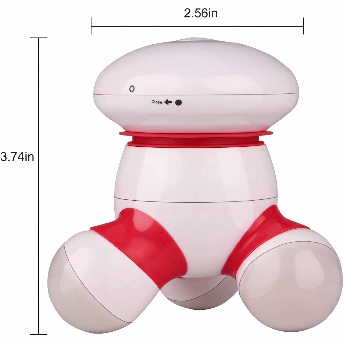 Portable Mini Handheld Vibrating Body Massager with LED Light for Pain Relief