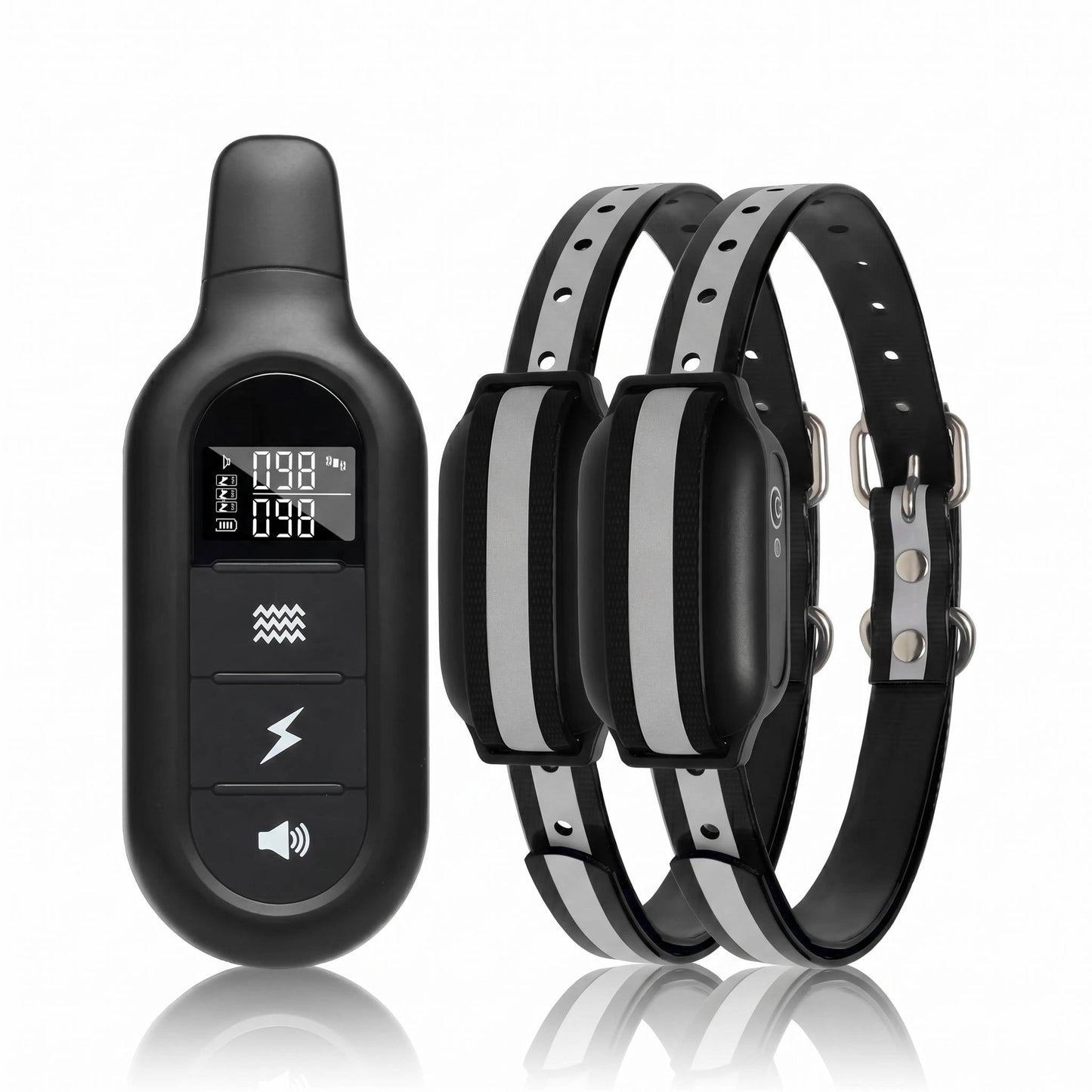 Electric Dog Training Collar with Remote, Beep, Vibration, Adjustable Static Levels, IPX7 Waterproof, Rechargeable, Multi-Dog Support