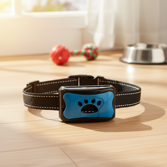 No-Shock Adjustable Anti-Bark Dog Collar with Sound and Vibration