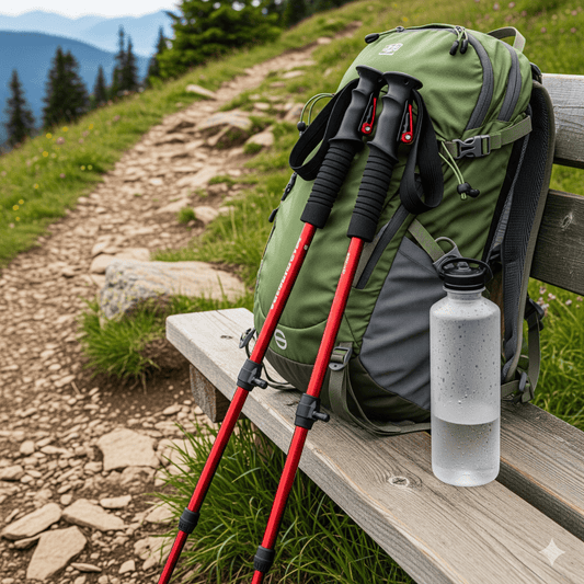Adjustable Trekking Poles for Enhanced Stability and Comfort
