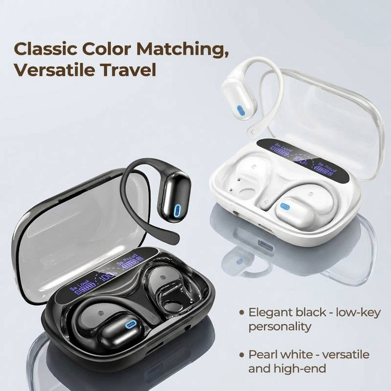 Wireless Earbuds with Power Bank Charging Case, IPX5 Waterproof Bluetooth 6.0 Sports Headphones