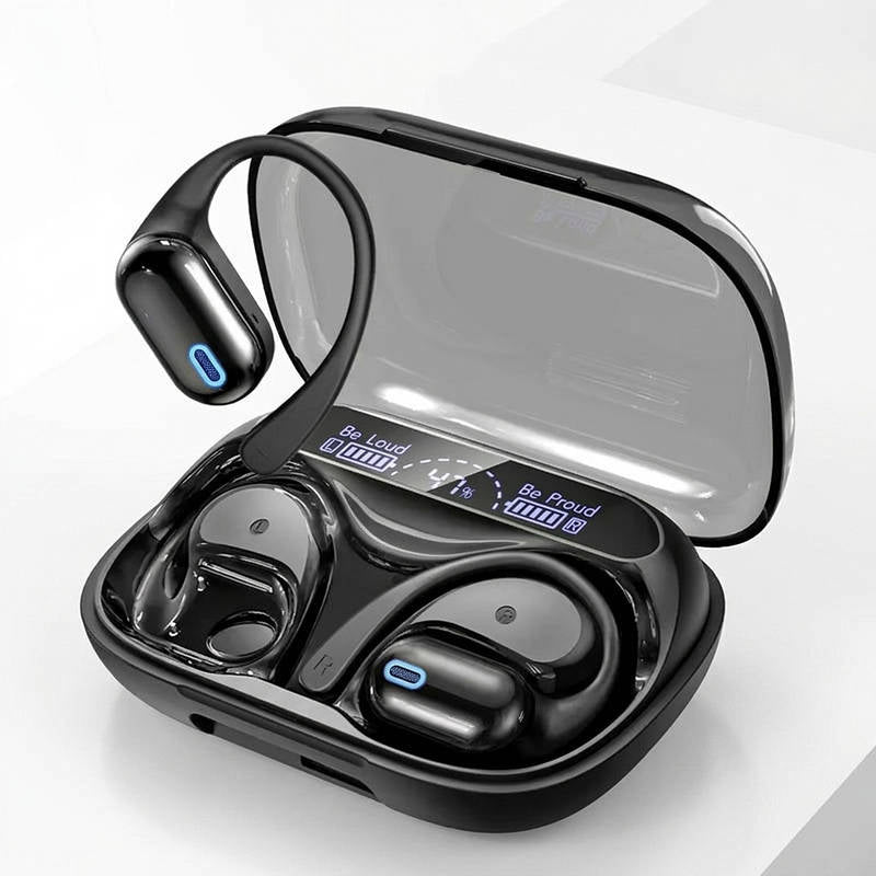 Wireless Earbuds with Power Bank Charging Case, IPX5 Waterproof Bluetooth 6.0 Sports Headphones