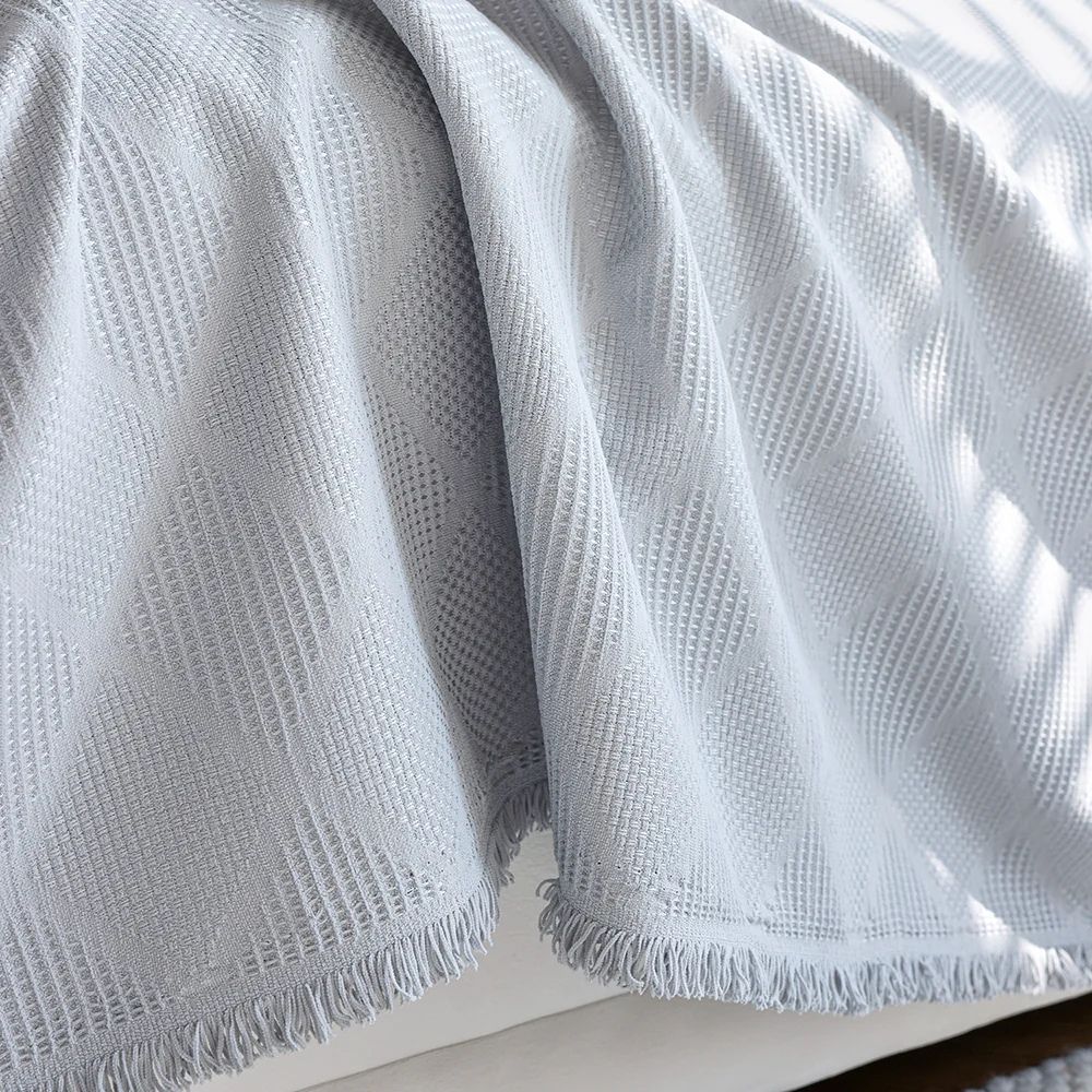 Diamond Grid Chenille Sofa Protector Cover