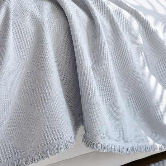Diamond Grid Chenille Sofa Protector Cover