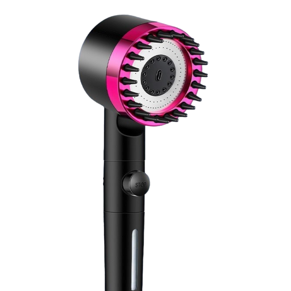 High-Pressure Massage Showerhead with Multiple Settings