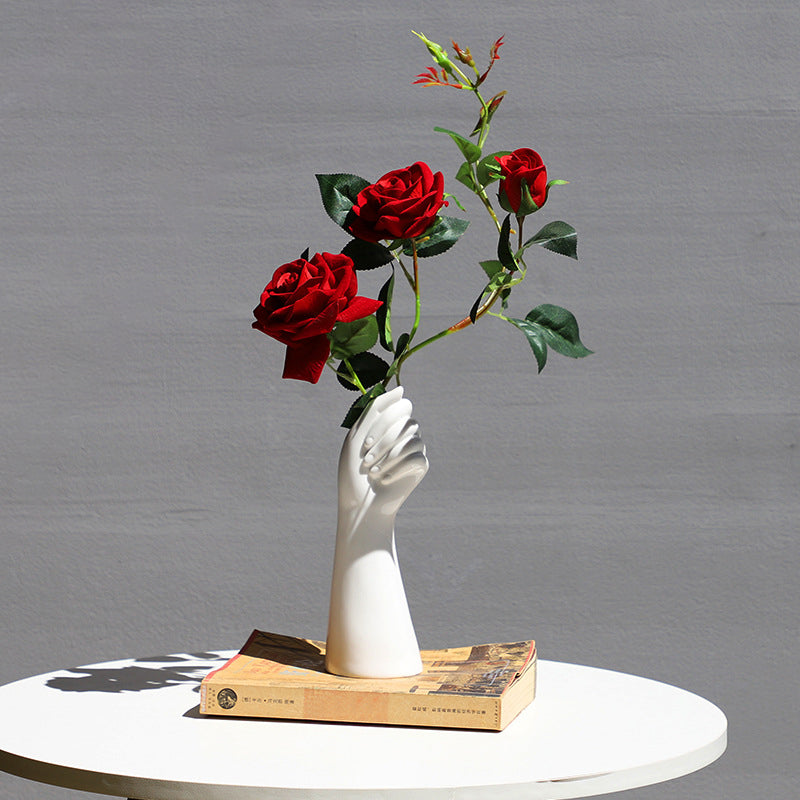 Ceramic Decorative Vase for Fresh or Dried Flowers