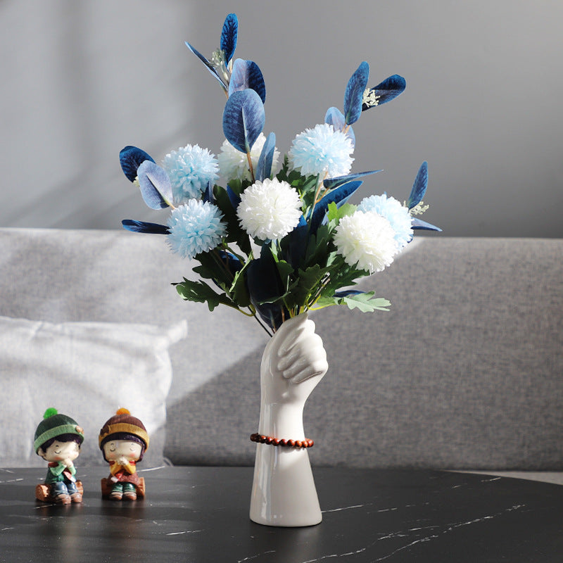 Ceramic Decorative Vase for Fresh or Dried Flowers
