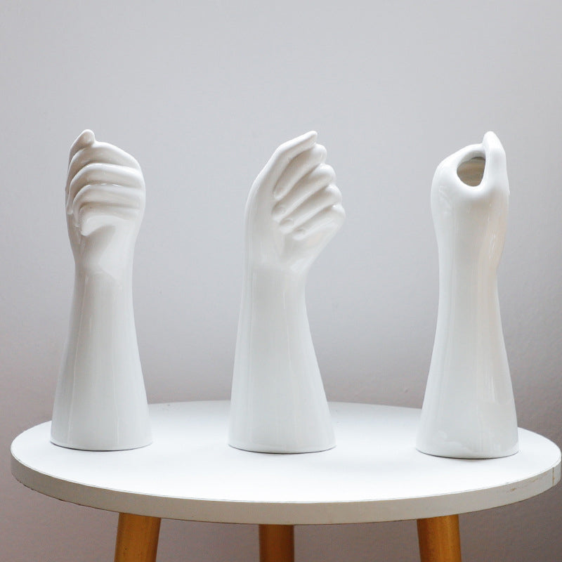 Ceramic Decorative Vase for Fresh or Dried Flowers