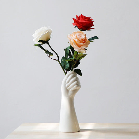 Ceramic Decorative Vase for Fresh or Dried Flowers