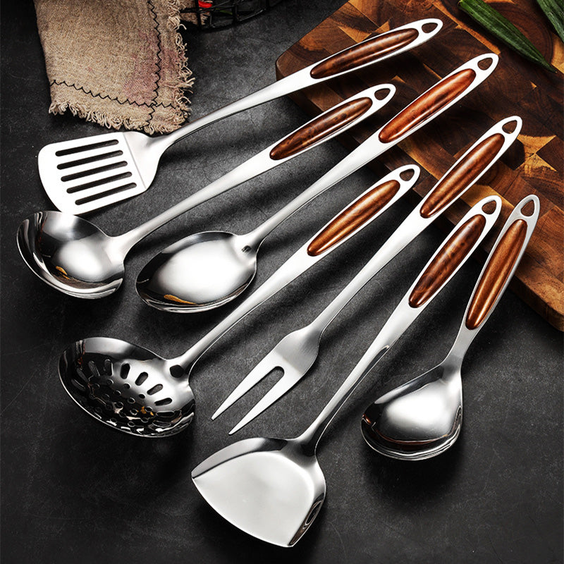 Ergonomic Stainless Steel Kitchen Tool Set, 5-Piece