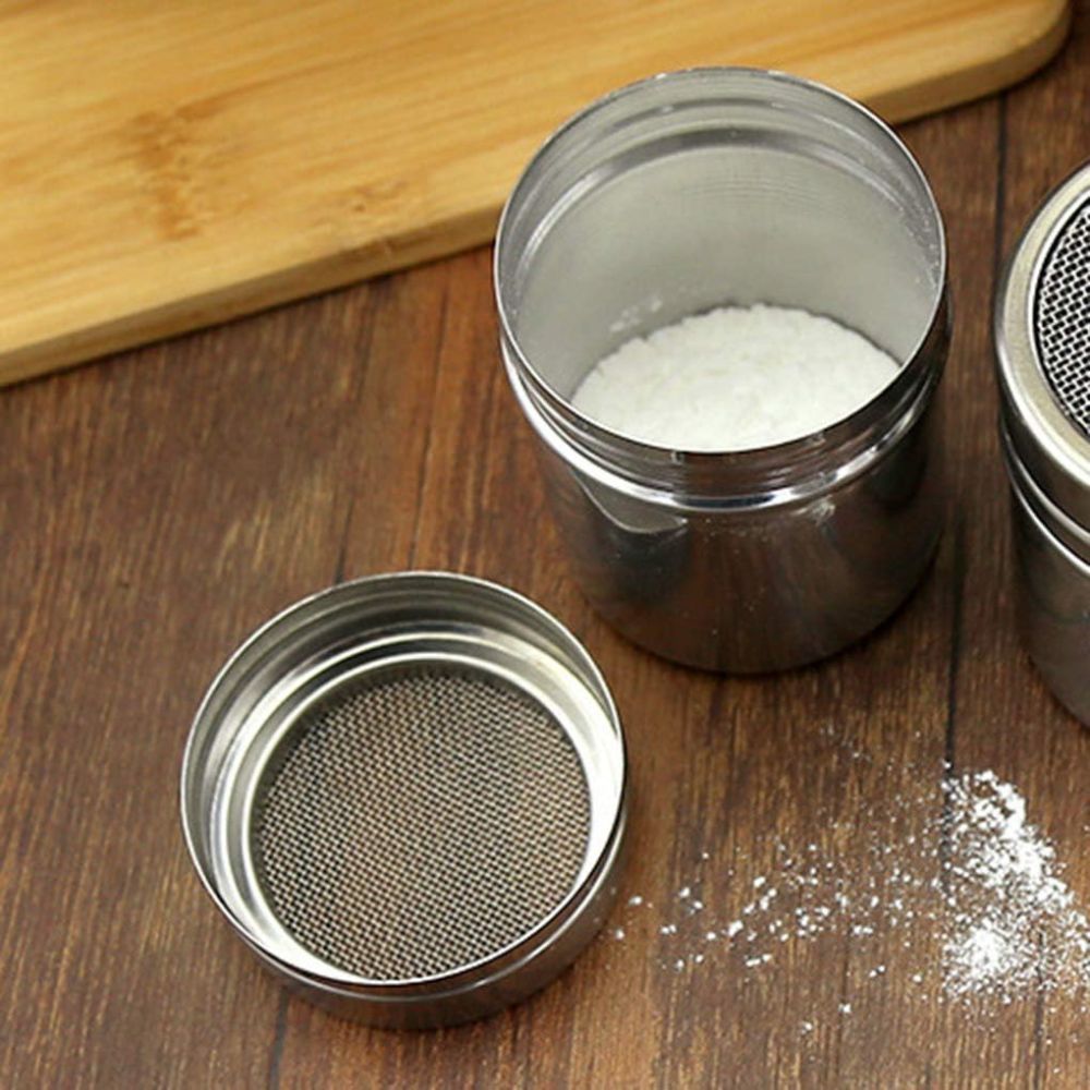 Stainless Steel Powder Shaker with Fine Mesh Top