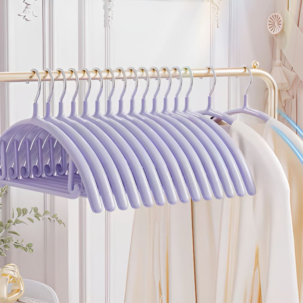 Soft-Touch Non-Slip Clothes Hangers for Coats and Dresses