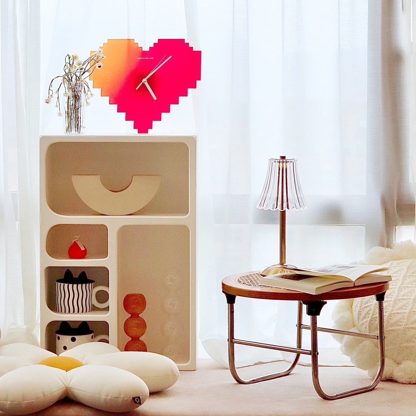 Elegant Gold Portable Table Lamp with LED Light