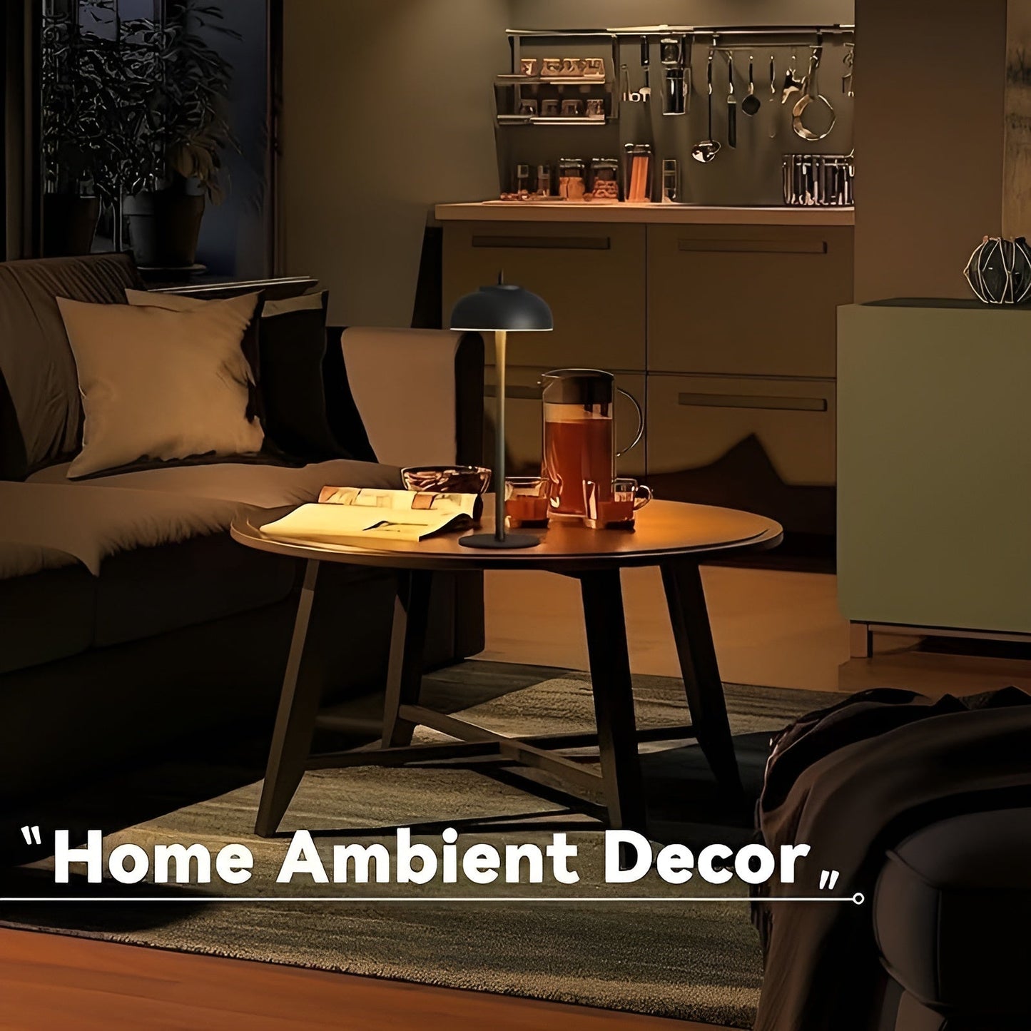 Rechargeable Dimmable LED Table Lamp with Three Light Modes