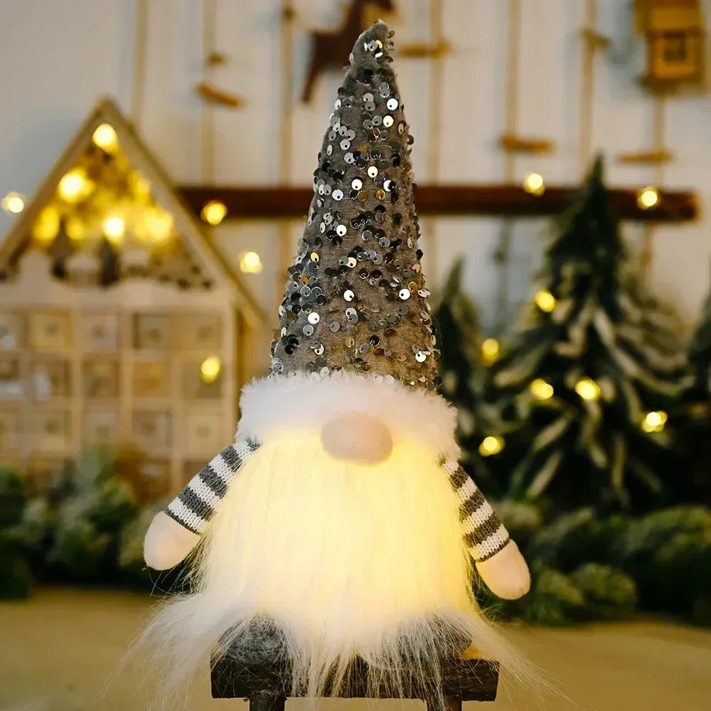 LED Christmas Gnome Night Light Decoration