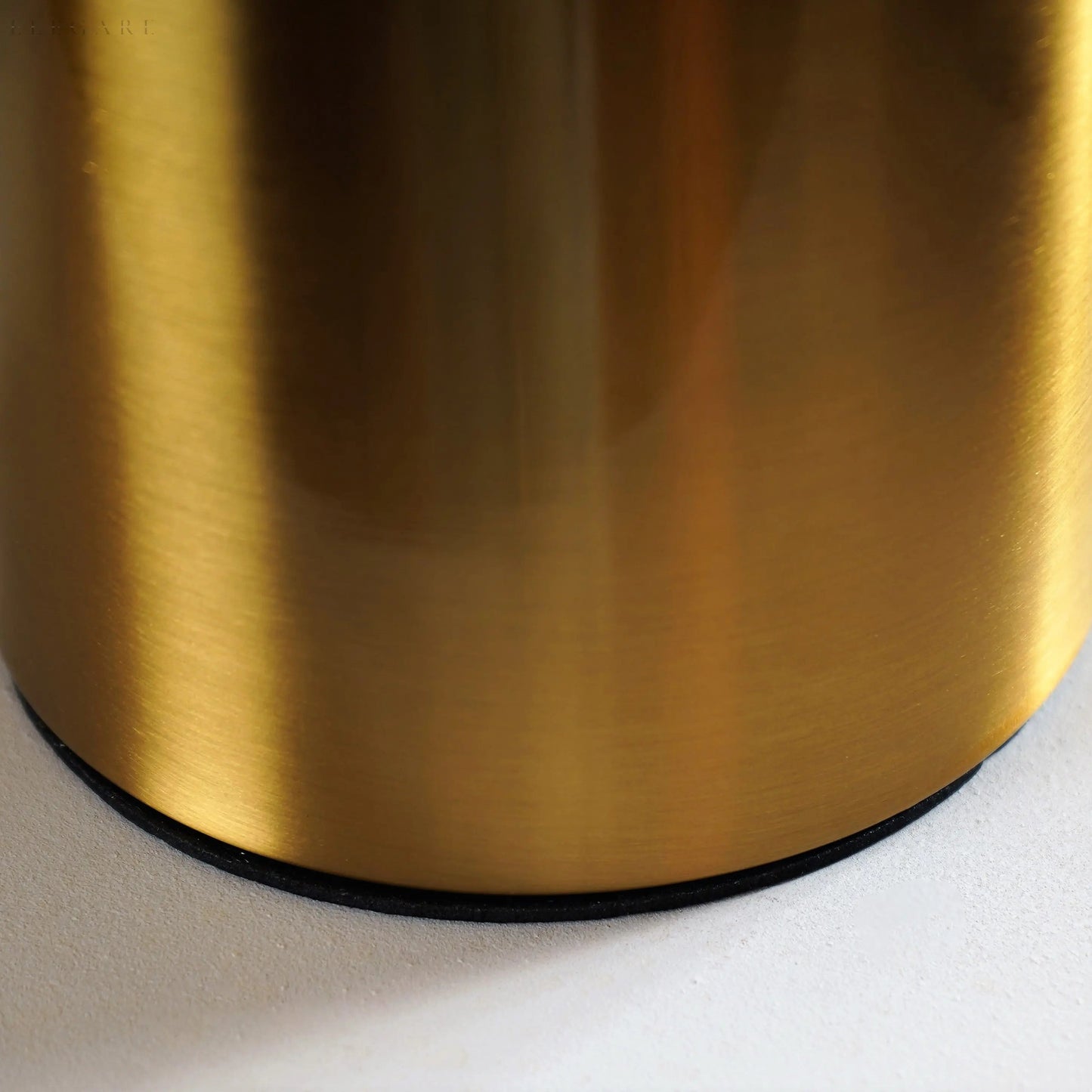 Gold Table Lamp with LED Lighting, Scandinavian Spherical Design