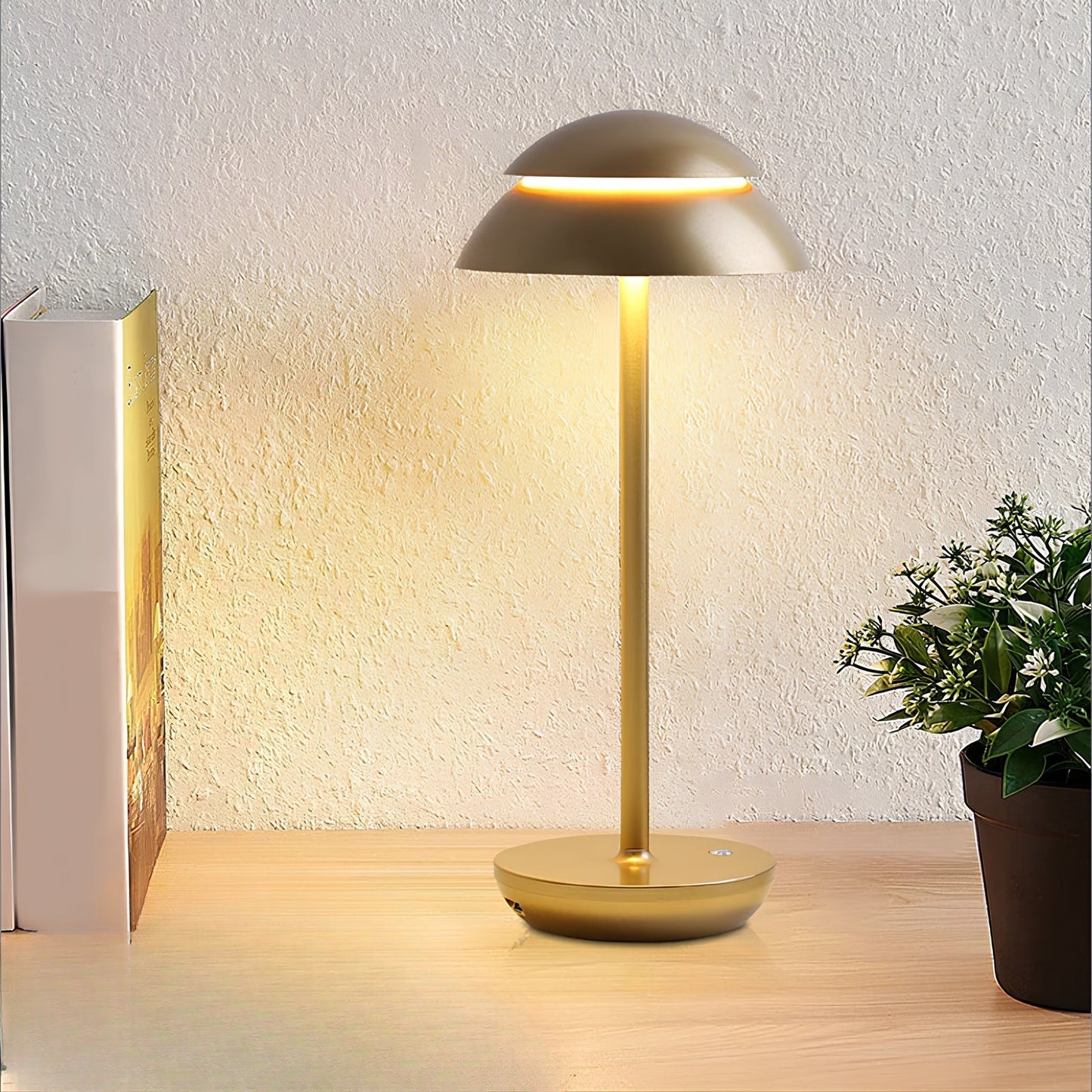 Modern Metal Table Lamp with Adjustable Brightness