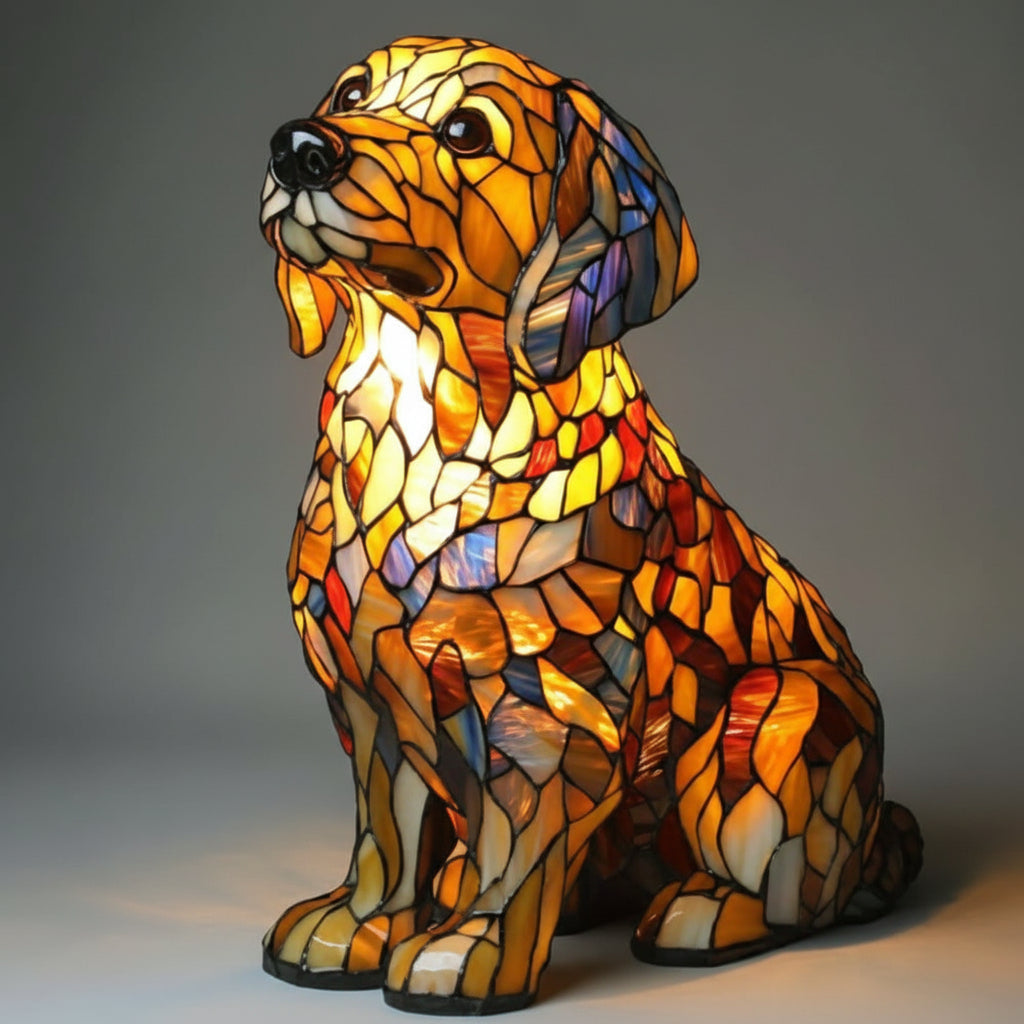 Dog Breed LED Night Light - Artistic USB Lamp