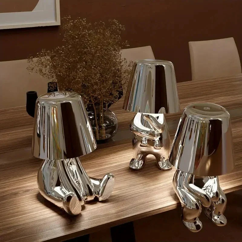 Contemporary LED Sculpture Table Lamp - Elegant Decorative Lighting