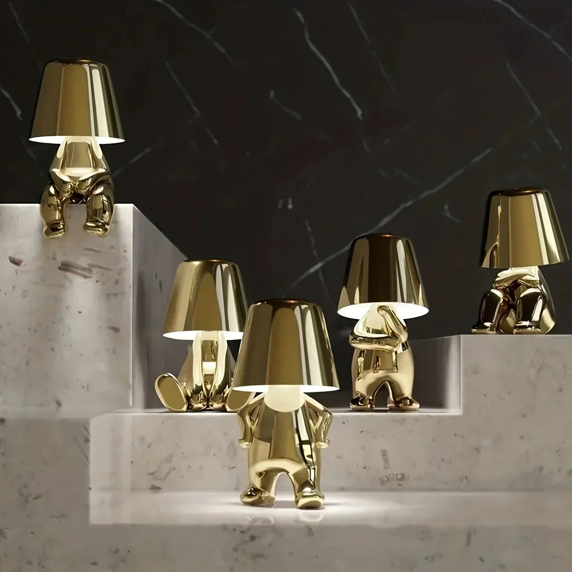 Contemporary LED Sculpture Table Lamp - Elegant Decorative Lighting