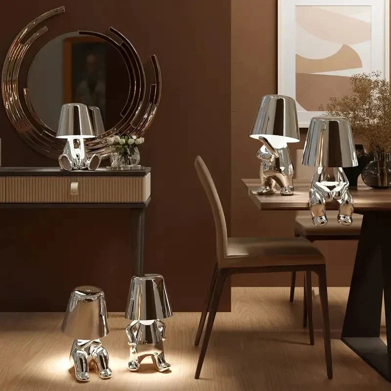 Contemporary LED Sculpture Table Lamp - Elegant Decorative Lighting