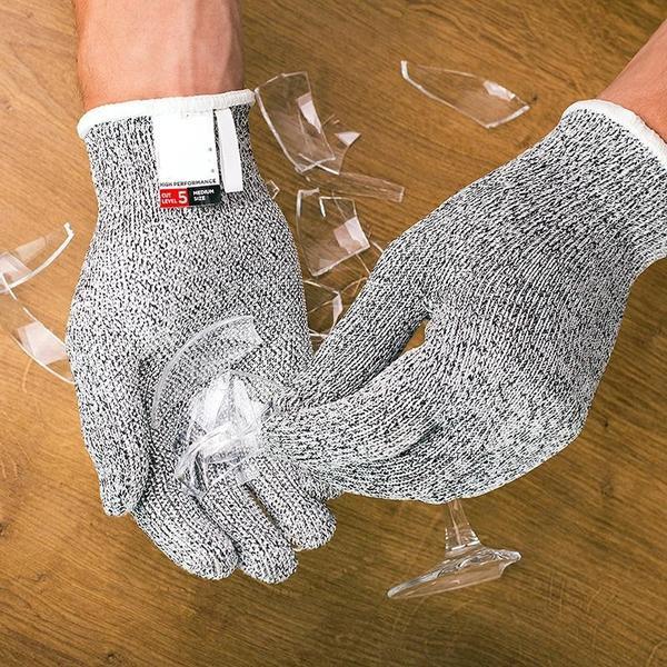 Class 5 Cut-Resistant Safety Gloves for Woodworking and Kitchen Tasks