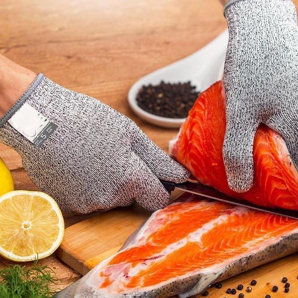 Class 5 Cut-Resistant Safety Gloves for Woodworking and Kitchen Tasks