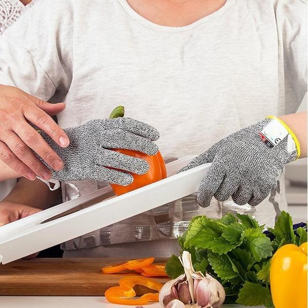 Class 5 Cut-Resistant Safety Gloves for Woodworking and Kitchen Tasks