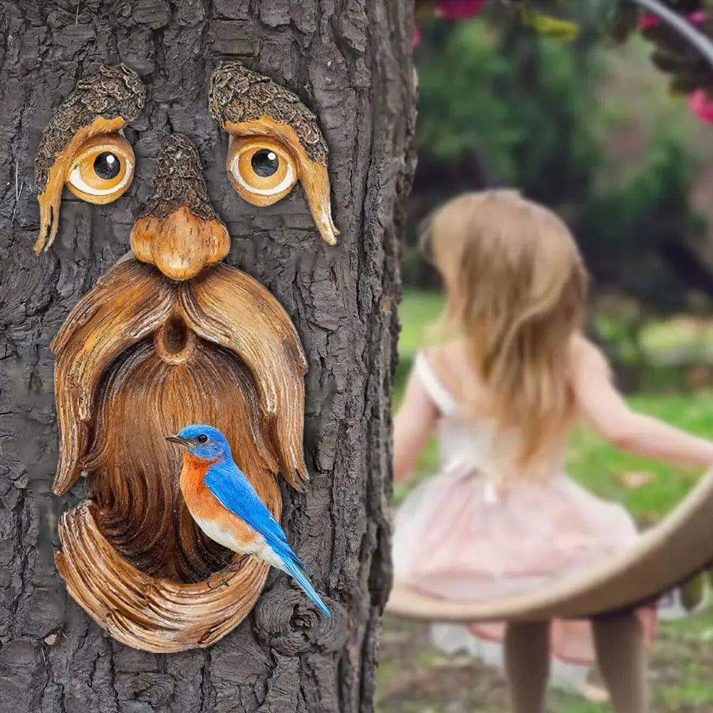Old Man Tree Face Garden Decoration