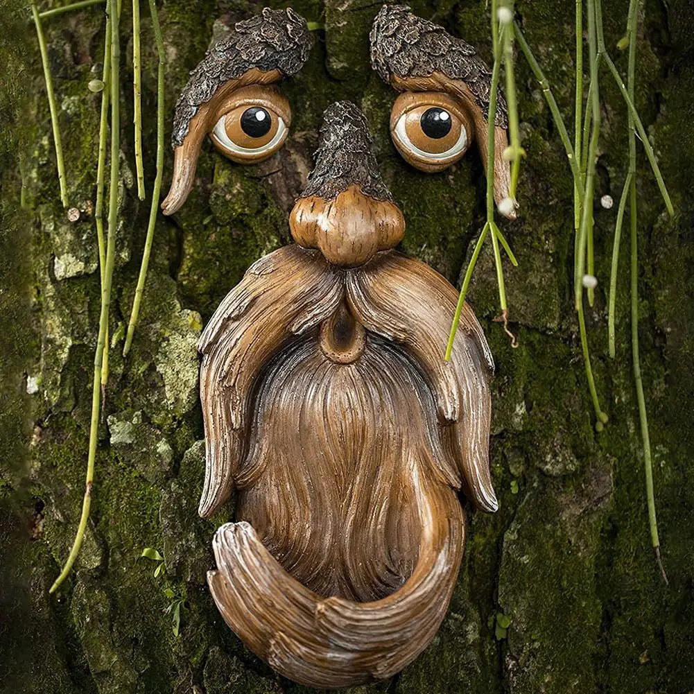 Old Man Tree Face Garden Decoration