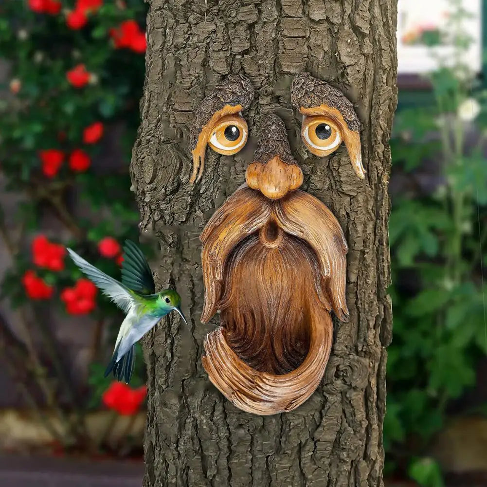 Old Man Tree Face Garden Decoration