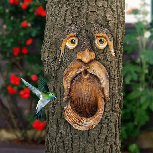 Old Man Tree Face Garden Decoration