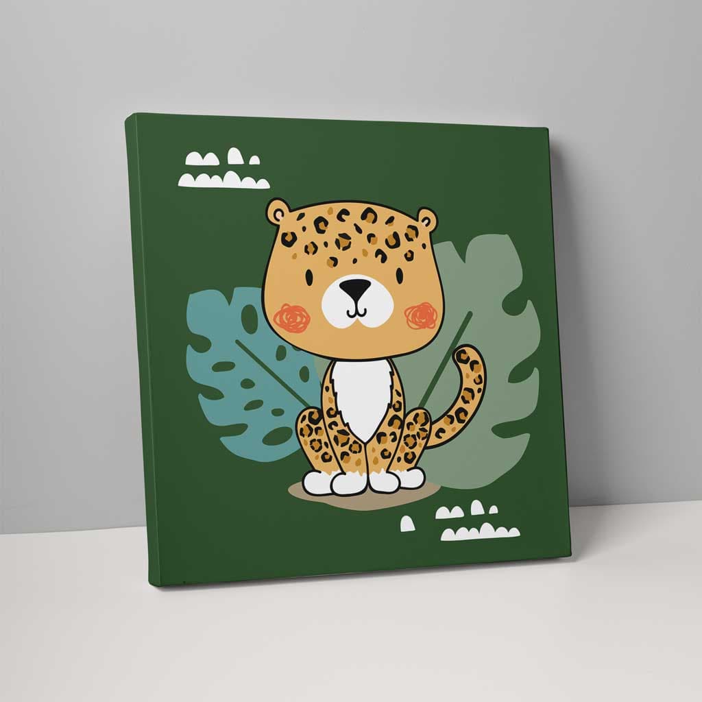 Boho Jungle Leopard Canvas Wall Art