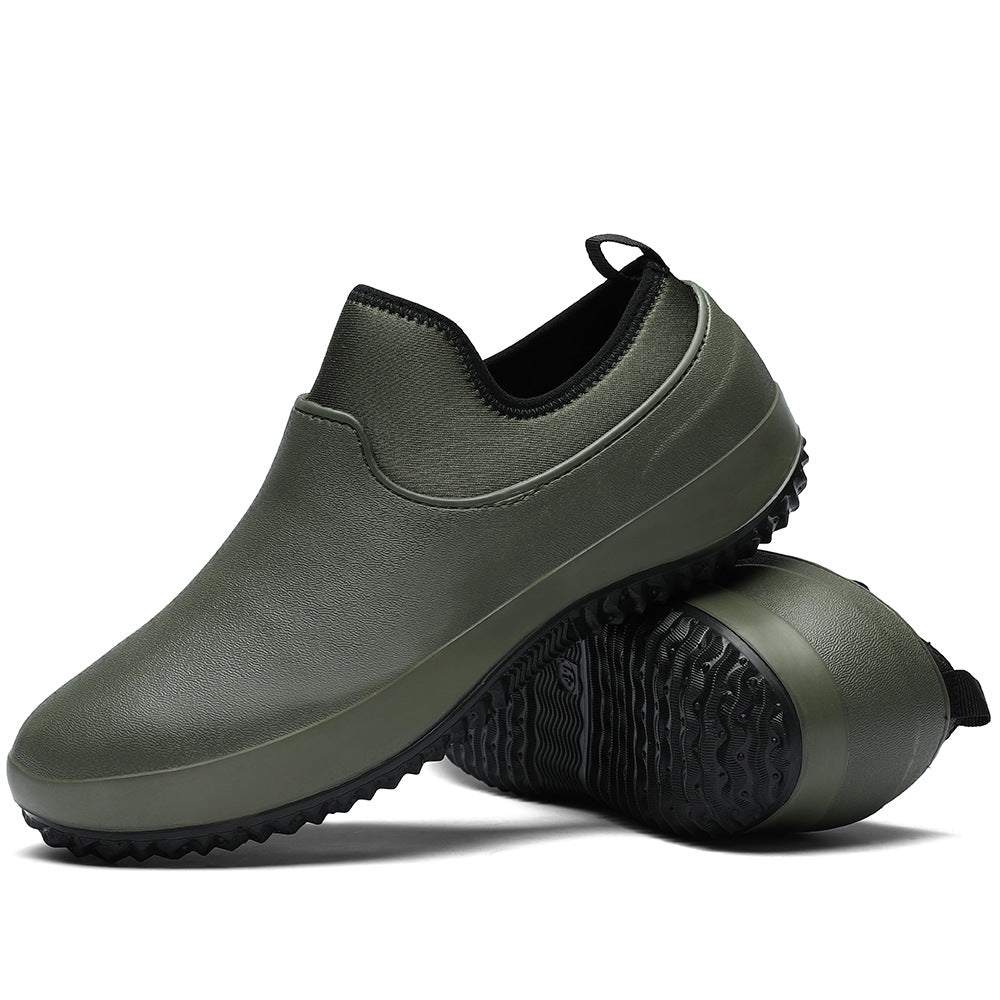 Waterproof Slip-On Work Shoes with Non-Slip Traction for All-Day Comfort