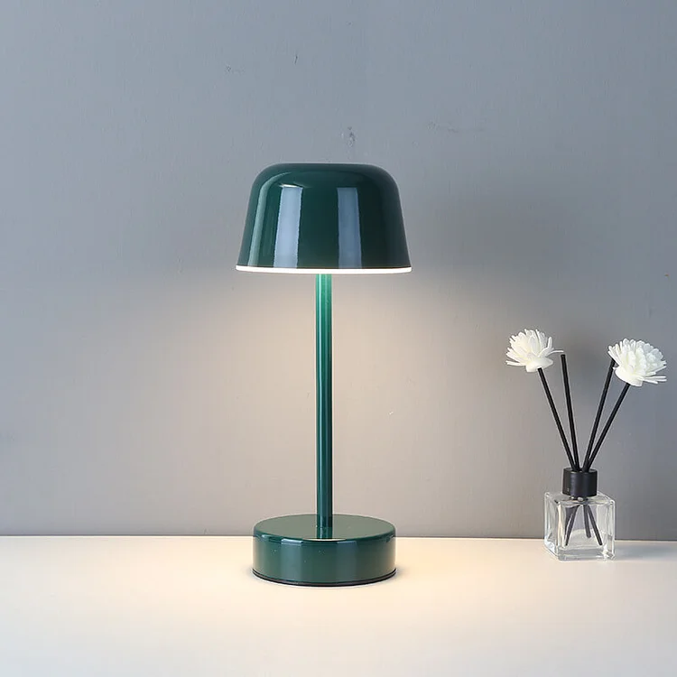 Rechargeable Modern Metal Table Lamp with Adjustable Light