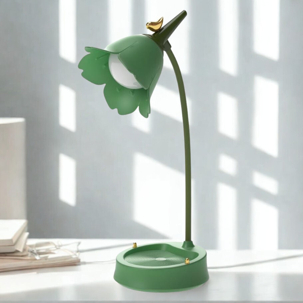 Flower-Shaped Touch-Activated LED Table Lamp