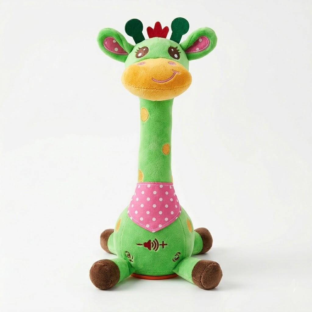 Interactive Singing Giraffe Plush Toy for Kids