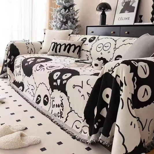 Gremlin Cartoon Chenille Sofa Cover