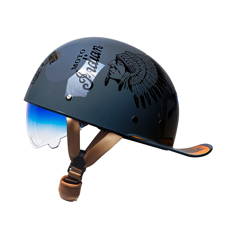 DOT Approved Lightweight Motorcycle Baseball Helmet