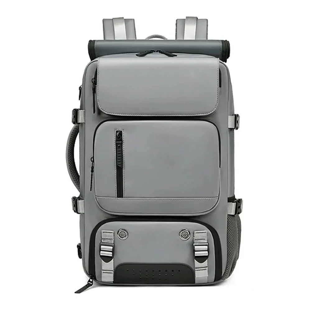 Waterproof Travel Backpack with USB Charging Port and Shoe Compartment