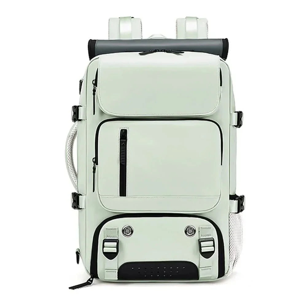 Waterproof Travel Backpack with USB Charging Port and Shoe Compartment