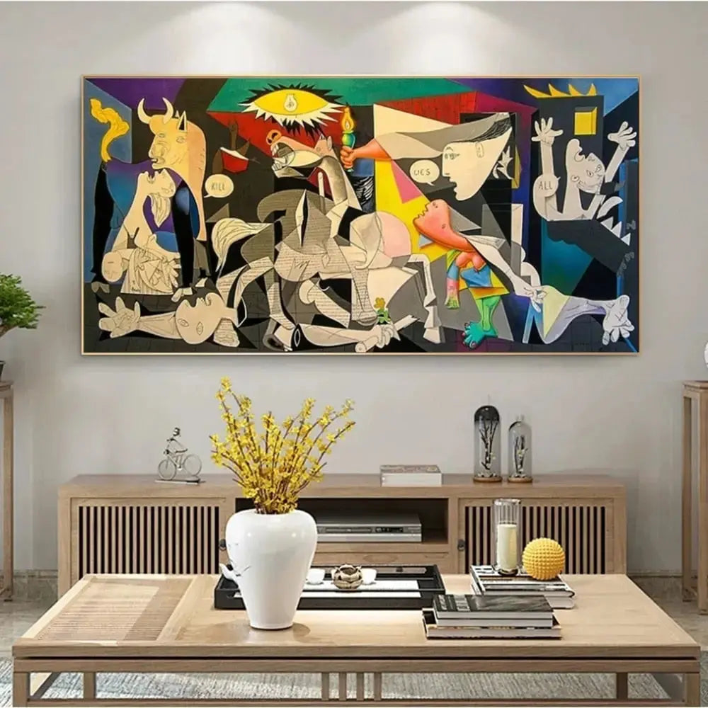 Guernica Picasso Canvas Art Print on Cotton