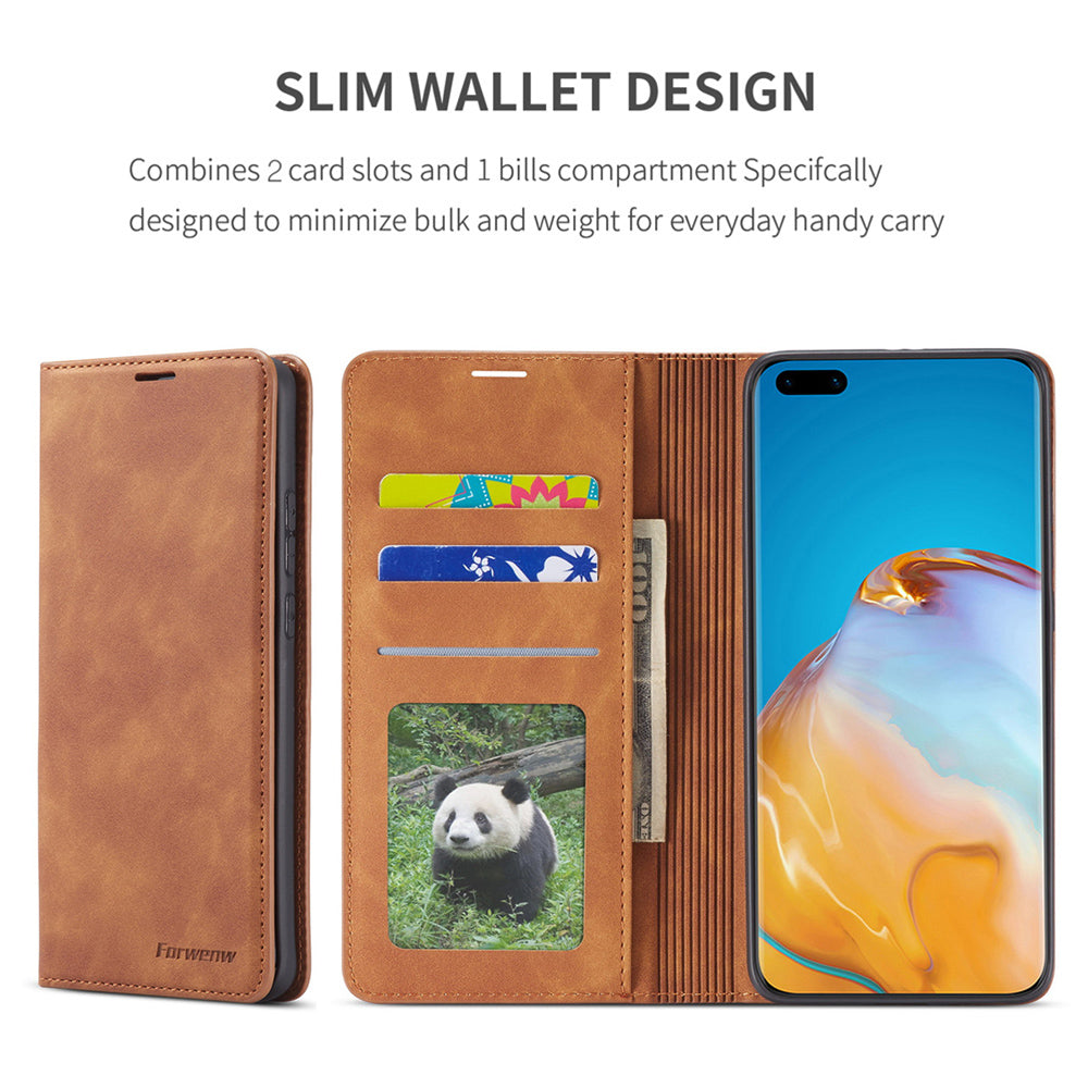 Magnetic Leather Huawei Case for Stylish Protection