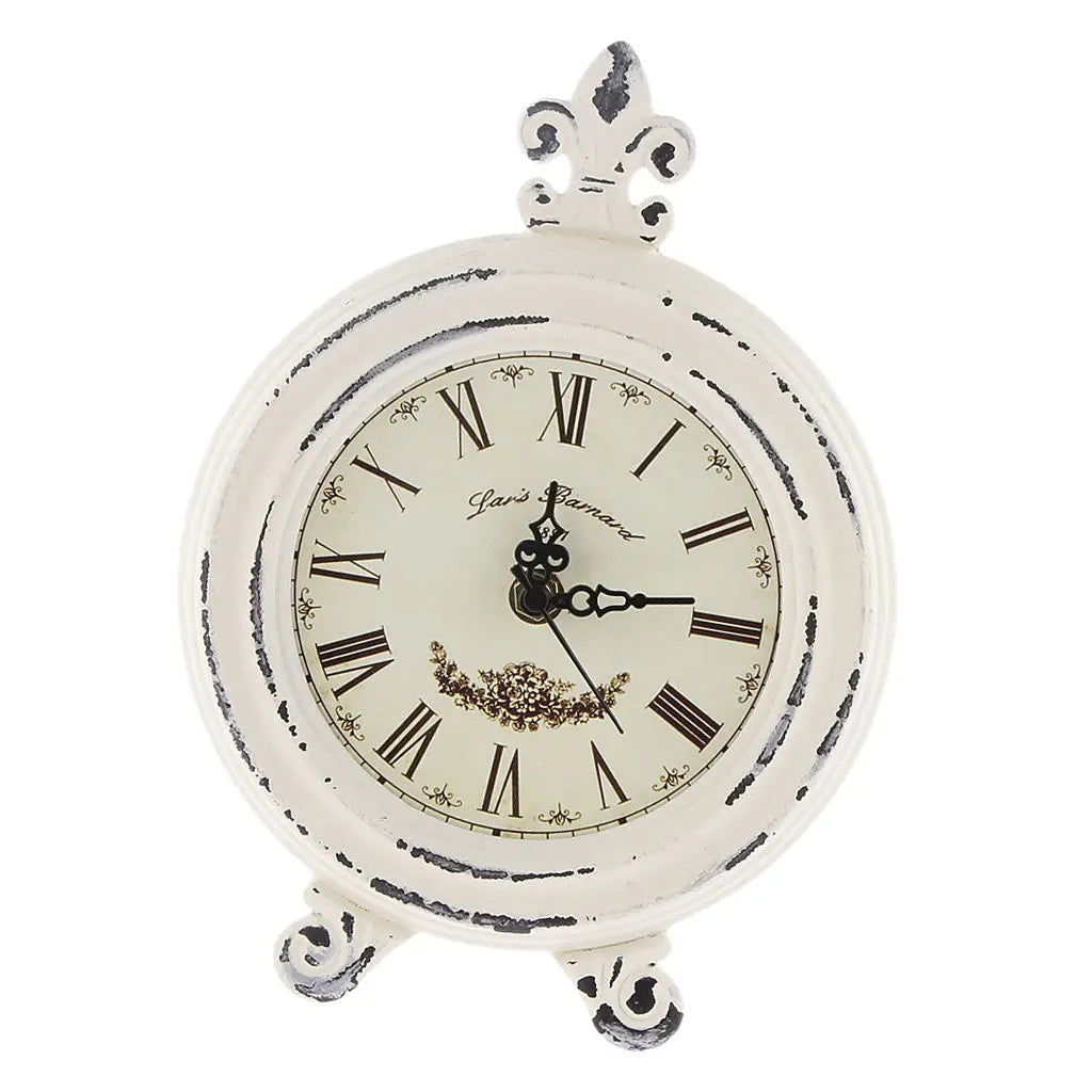 Vintage European Style Wooden Alarm Clock