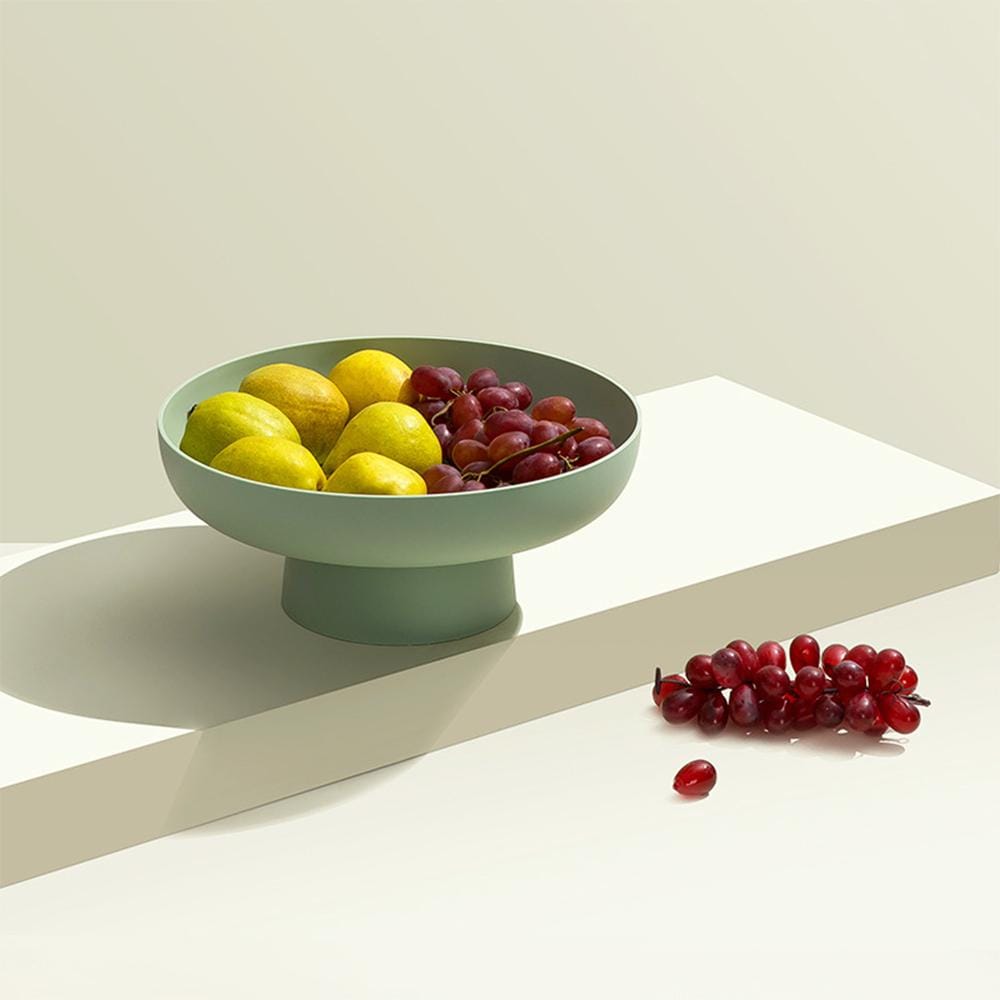 Pastel Round Plastic Fruit Serving Tray