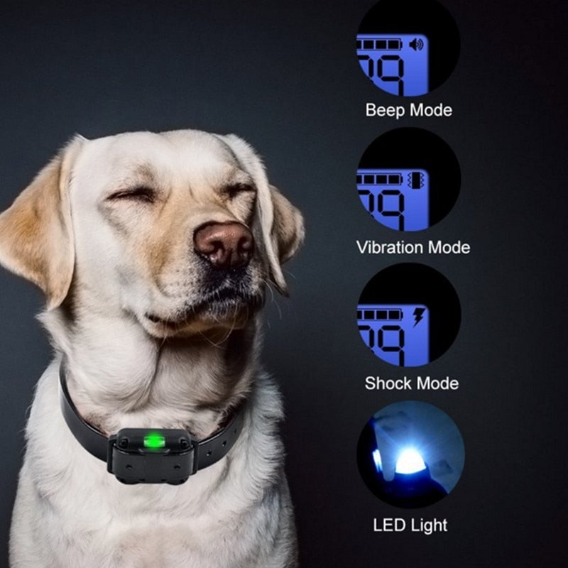 Waterproof Electric Dog Training Collar with Vibration and Sound Modes
