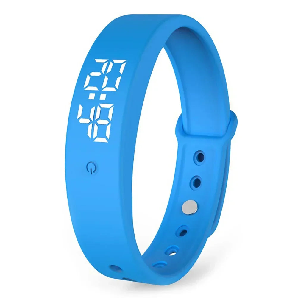 Waterproof Smartwatch with Vibration Alarm and Fitness Tracking
