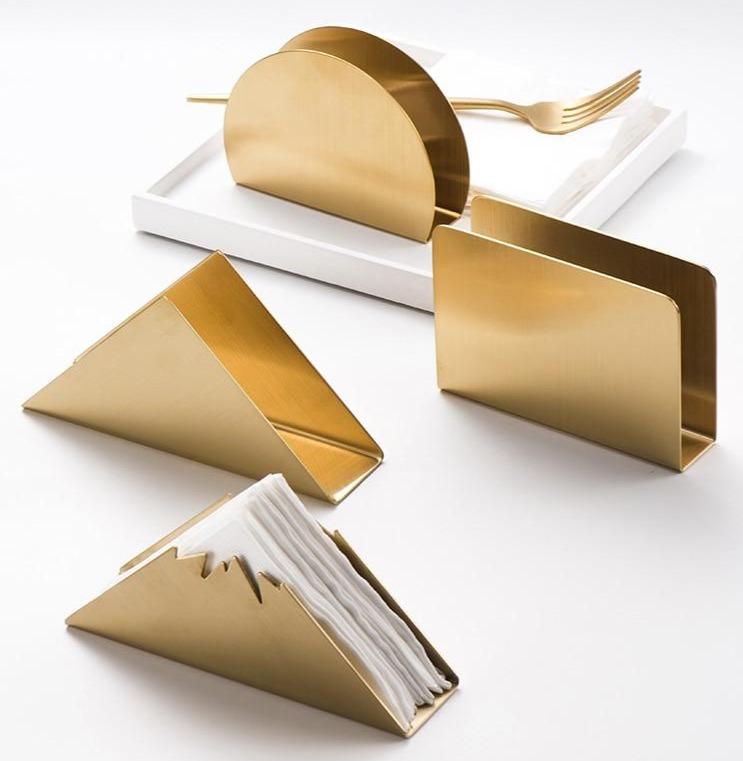 Stainless Steel Napkin Holder - Elegant Minimalist Design